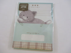 Cute Kawaii  Q-Lia Cat Letter Set Pack - Stationery Writing Paper Penpal Collectible