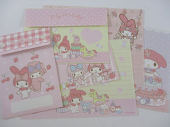 Cute Kawaii My Melody Sweet Smile Letter Sets - Penpal Stationery Writing Paper Envelope Set preowned