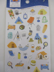 Cute Kawaii Kamio Favorite dream Activity Series Sticker Sheet -  Outdoor Camping Time - for Journal Planner Craft Agenda Organizer Scrapbook