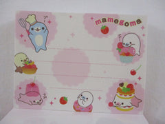 Cute Kawaii San-X Mamegoma Seal Mini Notepad / Memo Pad - S - 2009 Vintage