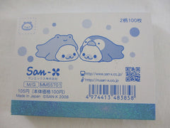 Cute Kawaii San-X Mamegoma Seal Mini Notepad / Memo Pad - W - 2009 Vintage