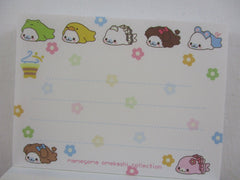 Cute Kawaii San-X Mamegoma Seal Mini Notepad / Memo Pad - Y - 2007 Vintage