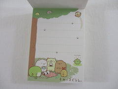 Cute Kawaii San-X Sumikko Gurashi Mini Notepad / Memo Pad - B - 2014 - Rare HTF