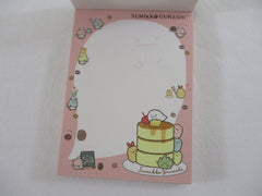 Cute Kawaii San-X Sumikko Gurashi Cafe Mini Notepad / Memo Pad - D - 2015 - Rare HTF