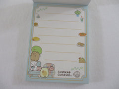 Cute Kawaii San-X Sumikko Gurashi Cafe Mini Notepad / Memo Pad - C - 2015 - Rare HTF