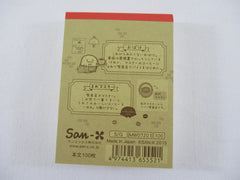 Cute Kawaii San-X Sumikko Gurashi Cafe Mini Notepad / Memo Pad - B - 2015 - Rare HTF