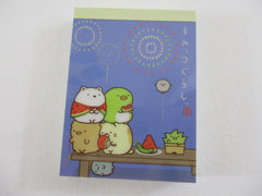 Cute Kawaii San-X Sumikko Gurashi Summer Mini Notepad / Memo Pad - B - 2014 - Rare HTF