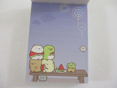 Cute Kawaii San-X Sumikko Gurashi Summer Mini Notepad / Memo Pad - B - 2014 - Rare HTF