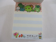 Cute Kawaii San-X Kappa Cactus Mini Notepad / Memo Pad - D - 2009 - Rare HTF