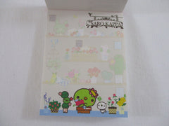 Cute Kawaii San-X Kappa Cactus Mini Notepad / Memo Pad - A - 2009 - Rare HTF