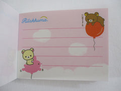 Cute Kawaii San-X Rilakkuma Blue Cloud Mini Notepad / Memo Pad - B - Rare HTF