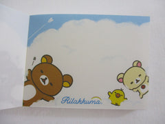 Cute Kawaii San-X Rilakkuma Blue Cloud Mini Notepad / Memo Pad - C - Rare HTF