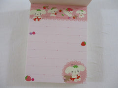 Cute Kawaii San-X Berry Puppy Mini Notepad / Memo Pad - D - 2009 - Rare HTF