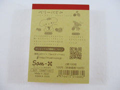 Cute Kawaii San-X Berry Puppy Mini Notepad / Memo Pad - C - 2009 - Rare HTF