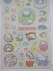 Cute Kawaii San-X Mamegoma Seal Sticker Sheet 2021 - A - for Planner Journal Scrapbook Craft