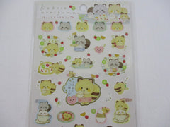 Cute Kawaii San-X Kokoro Araiguma Raccoon Sticker Sheet 2021 - A - for Planner Journal Scrapbook Craft