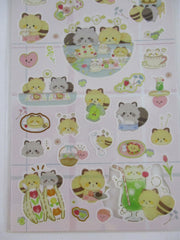 Cute Kawaii San-X Kokoro Araiguma Raccoon Sticker Sheet 2021 - B - for Planner Journal Scrapbook Craft