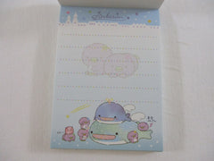 Cute Kawaii San-X Jinbesan Whale Mini Notepad / Memo Pad - B - 2020