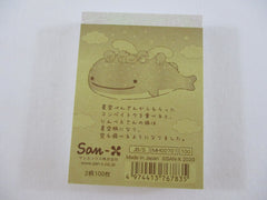 Cute Kawaii San-X Jinbesan Whale Mini Notepad / Memo Pad - B - 2020