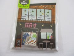Cute Kawaii Mind Wave Town Village Series Flake Stickers Sack - Cafe Bar Drink - for Journal Agenda Planner Scrapbooking Craft