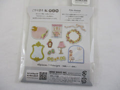 Cute Kawaii Mind Wave Town Village Series Flake Stickers Sack - Boutique - for Journal Agenda Planner Scrapbooking Craft