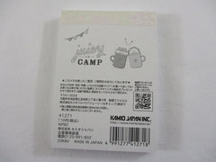 Cute Kawaii Kamio Dino Juicy Camp Camping Mini Notepad / Memo Pad - Stationery Designer Paper Collection