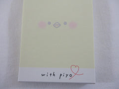 Cute Kawaii Kamio Heart Piyo Mini Notepad / Memo Pad - Stationery Design Writing Collection