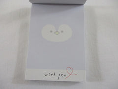 Cute Kawaii Kamio Heart Penguin Mini Notepad / Memo Pad - Stationery Design Writing Collection