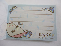 Cute Kawaii Crux Bear and Penguin Mini Notepad / Memo Pad - Stationery Design Writing Collection