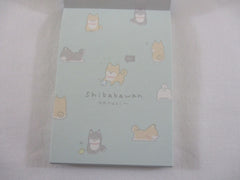 Cute Kawaii Q-Lia Dog Shibabawan Mini Notepad / Memo Pad - Stationery Design Writing Collection