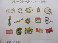 Cute Kawaii BGM Flake Stickers Sack - Today's Special Day Activities - for Journal Agenda Planner Scrapbooking Craft