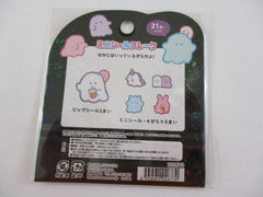 Cute Kawaii Crux Ghost Halloween Stickers Flake Sack - for Journal Planner Craft Scrapbook Collectible