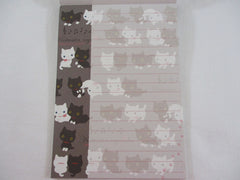 Cute Kawaii San-X Kutusita Nyanko Cat 4 x 6 Inch Notepad / Memo Pad - Stationery Designer Paper Collection