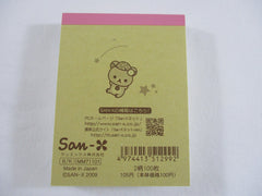 Cute Kawaii San-X Rilakkuma Good Night Mini Notepad / Memo Pad - D - Vintage