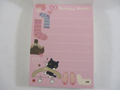 Cute Kawaii San-X Kutusita Nyanko Cat Mini Notepad / Memo Pad - C - Vintage and Rare