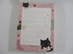 Cute Kawaii San-X Kutusita Nyanko Cat Mini Notepad / Memo Pad - D - Vintage and Rare