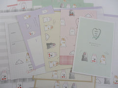 Cute Kawaii Crux Bunny Rabbit Letter Sets Stationery - writing paper envelope