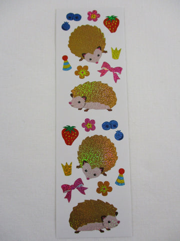 Mrs Grossman Special Edition Sweet Hedgehog Sticker Sheet / Module - Vintage & Collectible