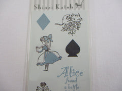 Cute Kawaii Shinzi Katoh - 2 sheets - Alice Sticker Sheets - for Journal Planner Craft Organizer Calendar