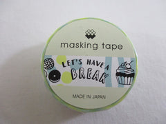Cute Kawaii Mind Wave Let's have a Break Washi / Masking Deco Tape - for Scrapbooking Journal Planner Craft