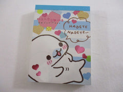 Cute Kawaii San-X Mamegoma Seal Mini Notepad / Memo Pad - C - 2010 Vintage