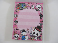 Cute Kawaii Pool Cool Skull Magic Halloween Mini Notepad / Memo Pad - Stationery Design Writing Collection