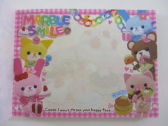 Cute Kawaii Kamio Rabbit Marble Smile Mini Notepad / Memo Pad - Stationery Design Writing Collection