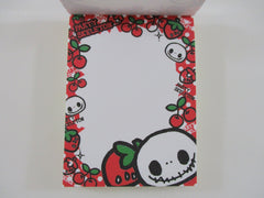 Cute Kawaii Kamio Party Skeleton Skull Halloween Mini Notepad / Memo Pad - Stationery Design Writing Collection