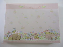 Cute Kawaii San-X Sumikko Gurashi Rabbit Mini Notepad / Memo Pad - A - Stationery Writing Message