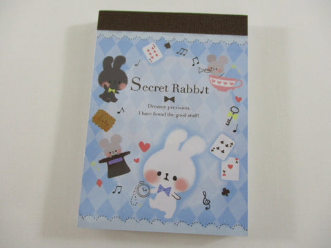 Cute Kawaii Kamio Secret Rabbit Mini Notepad / Memo Pad - Stationery Design Writing Collection