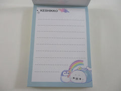 Cute Kawaii Crux Keshikko Penguin Seal Cat Mini Notepad / Memo Pad - C - Stationery Designer Paper Collection