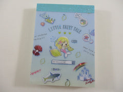 Cute Kawaii Q-Lia Little Fairy Tale Mermaid Mini Notepad / Memo Pad - A - Stationery Design Writing