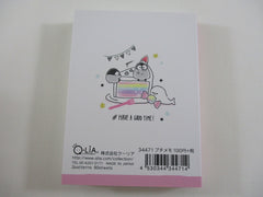 Cute Kawaii Q-Lia Penguin Memory of Smile Mini Notepad / Memo Pad - Stationery Design Writing Paper Collection