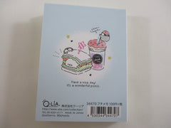 Cute Kawaii Q-Lia Penguin Memory of Smile Mini Notepad / Memo Pad - Stationery Design Writing Paper Collection